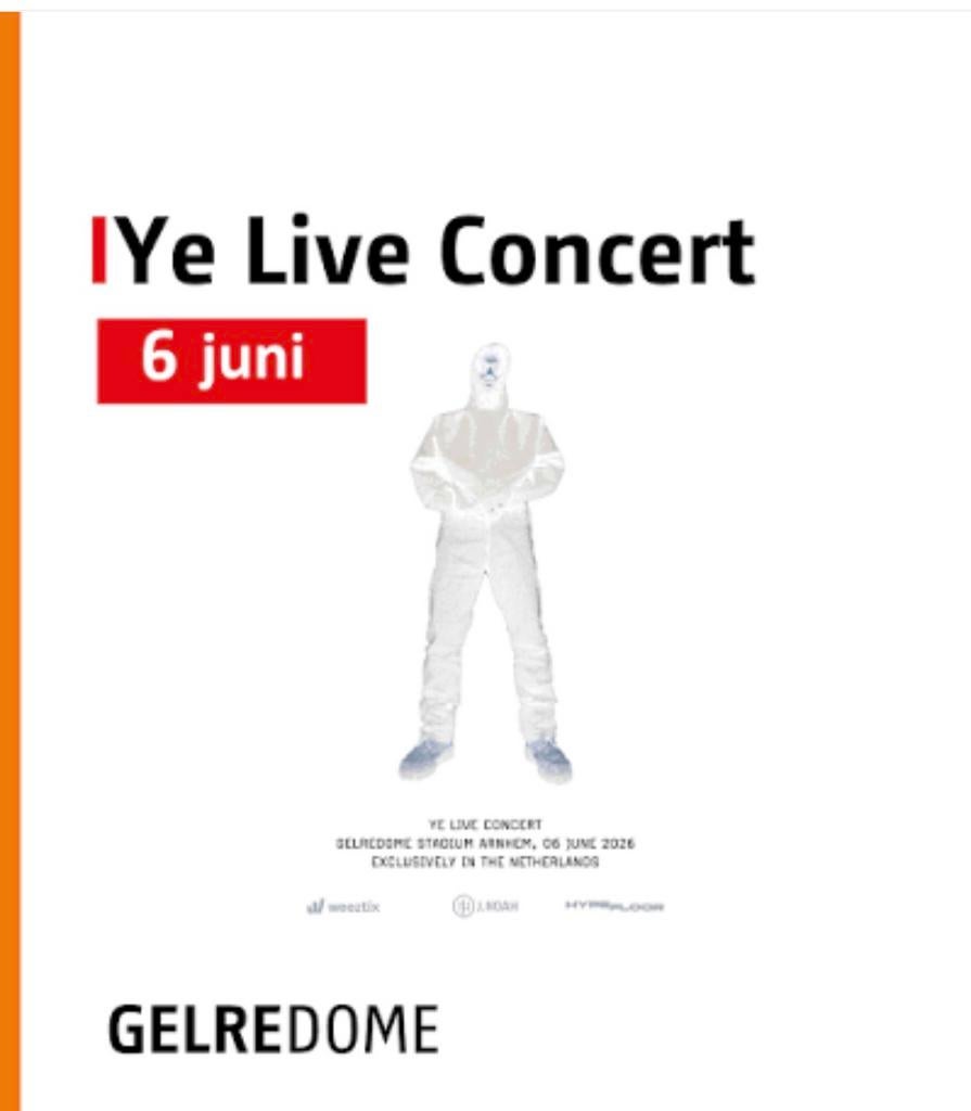 Ticket kanye west 6 juni general admission left, Tickets en Kaartjes, Theater | Cabaret en Komedie, Eén persoon