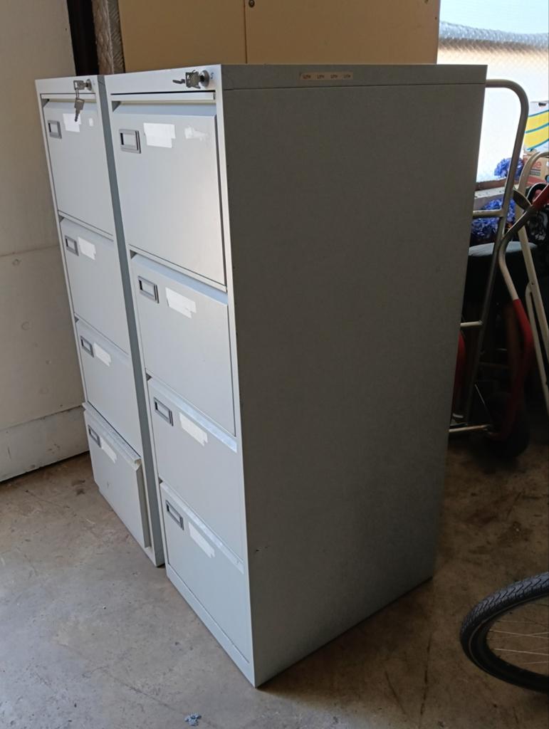 Metalen ladekasten - ideaal voor kantoor of archief, Ophalen, Minder dan 50 cm, Gebruikt, 100 tot 150 cm