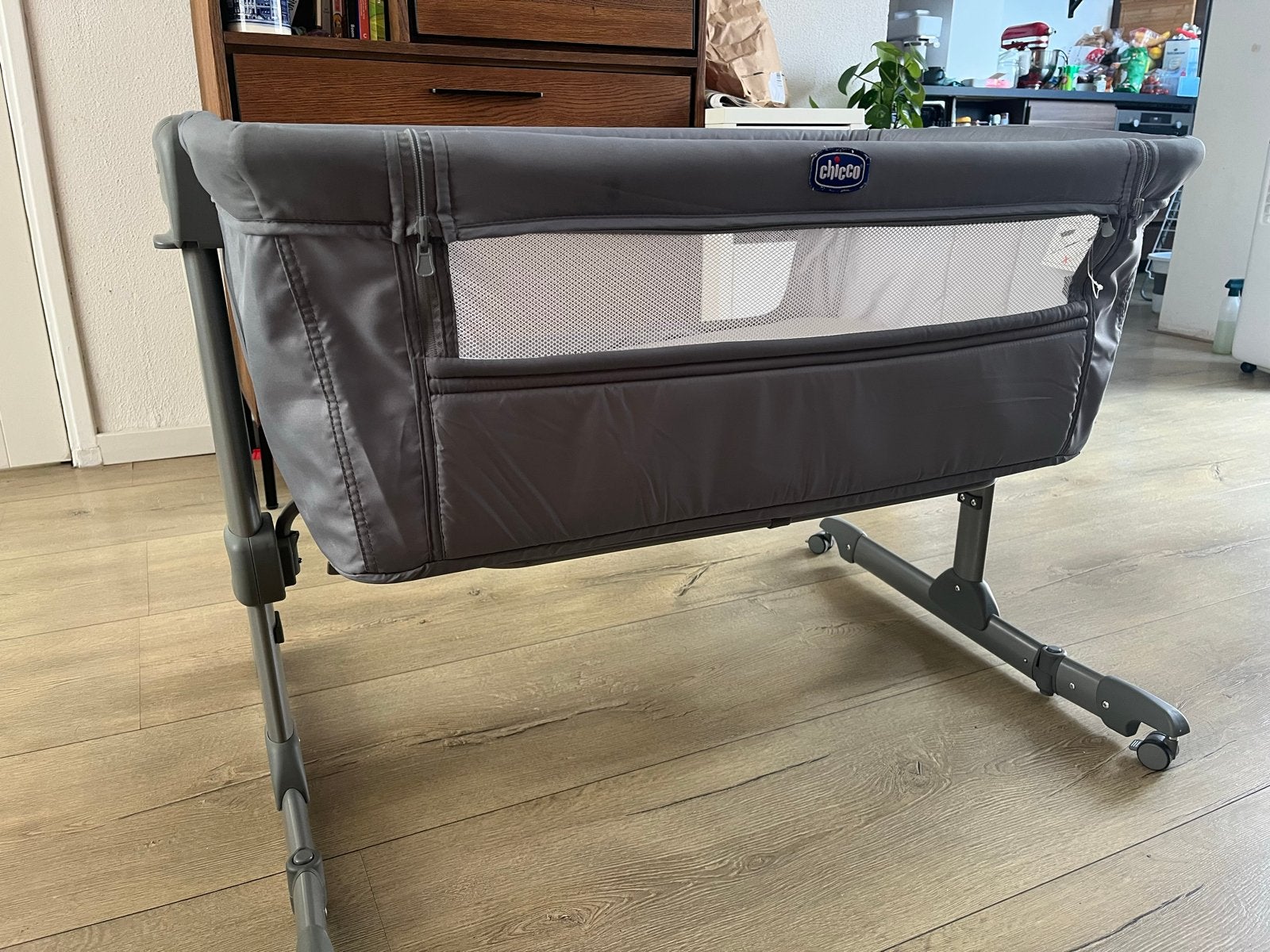 Chicco Co-sleeper met matras, hoeslaken en wieglaken, Ophalen, Zo goed als nieuw, Wieg
