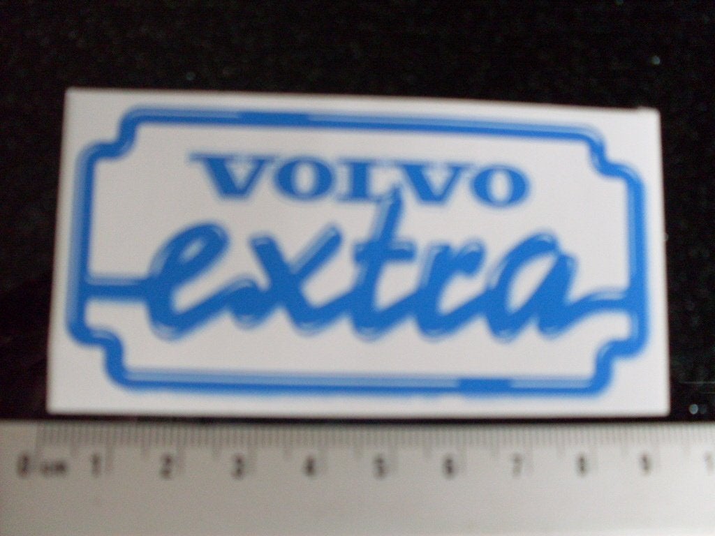 sticker volvo extra logo, Verzenden, Zo goed als nieuw, Auto of Motor