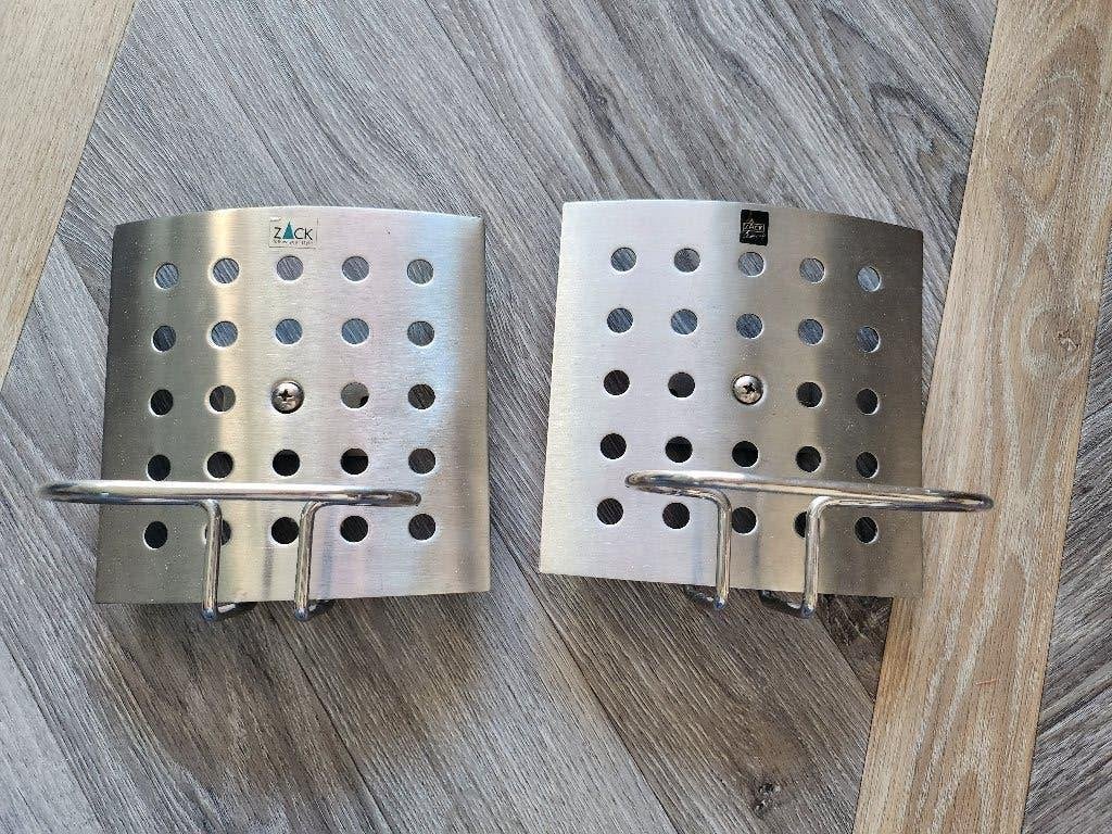 merk Zack, houder 2x, Ophalen, Zo goed als nieuw, Zilver