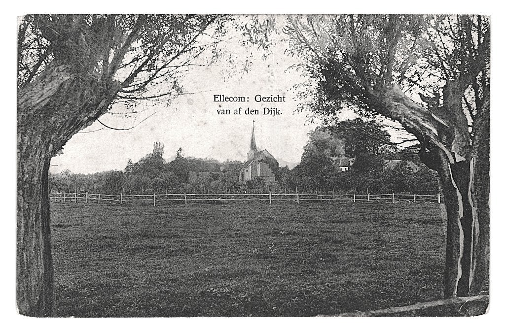 948924	Ellecom	Gld Gezicht	vanaf den Dijk	Niet gelopen, Ophalen of Verzenden, 1920 tot 1940, Ongelopen, Gelderland