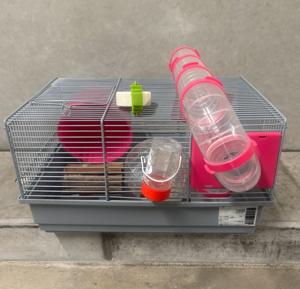 Hamsterkooi, Kooi, Minder dan 75 cm, Zo goed als nieuw, Hamster