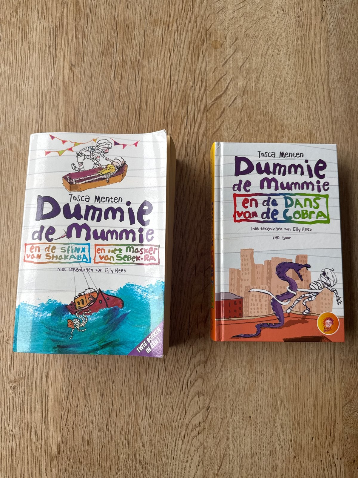 Dummie de Mummie boeken - Tosca Menten, Ophalen of Verzenden, Zo goed als nieuw, Fictie