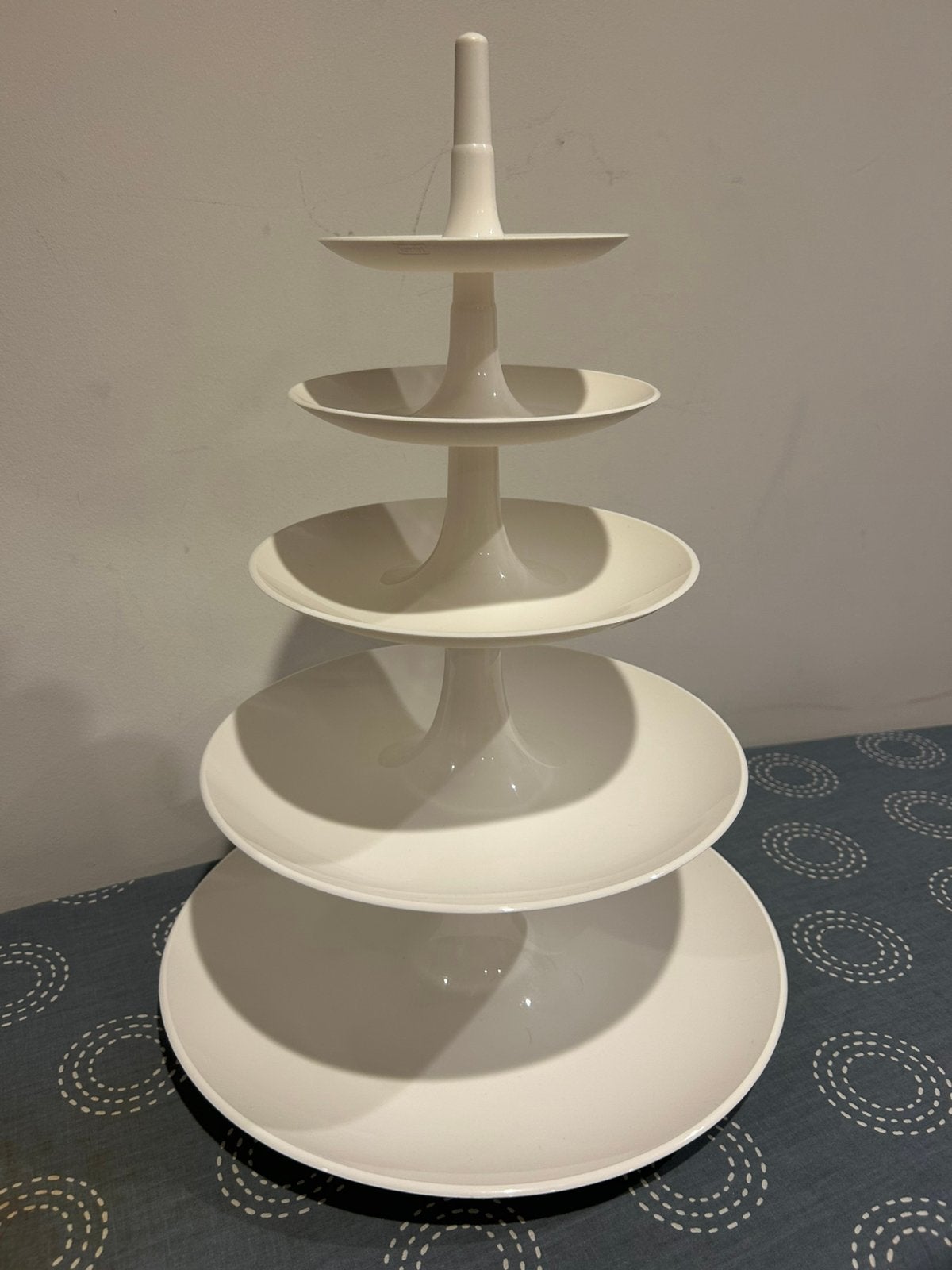Koziol etagère - 5 laagjes ( ook los te gebruiken), Ophalen of Verzenden, Gebruikt, Rond, Kunststof