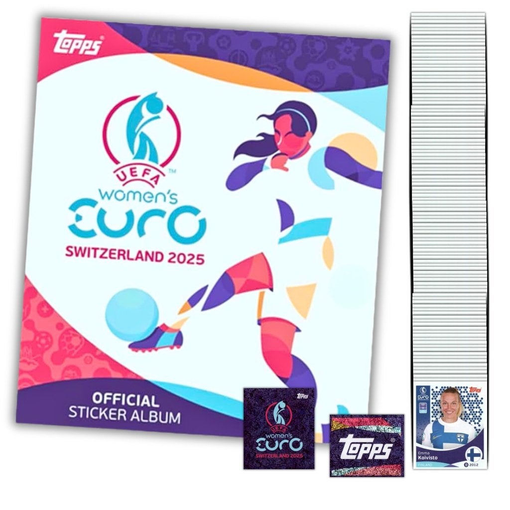 Panini Womens Euro 2025, Verzamelen, Sportartikelen en Voetbal, Ophalen of Verzenden, Zo goed als nieuw, Buitenlandse clubs, Poster, Plaatje of Sticker