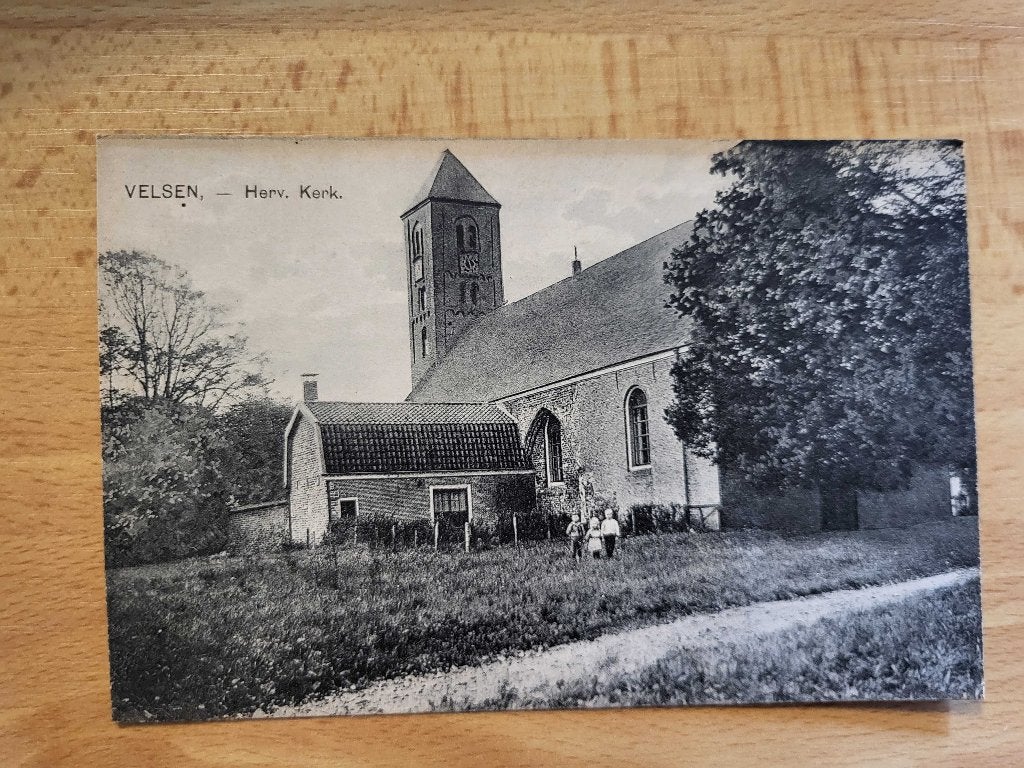 ansicht VELSEN kerk, Ophalen of Verzenden, Voor 1920, Noord-Holland