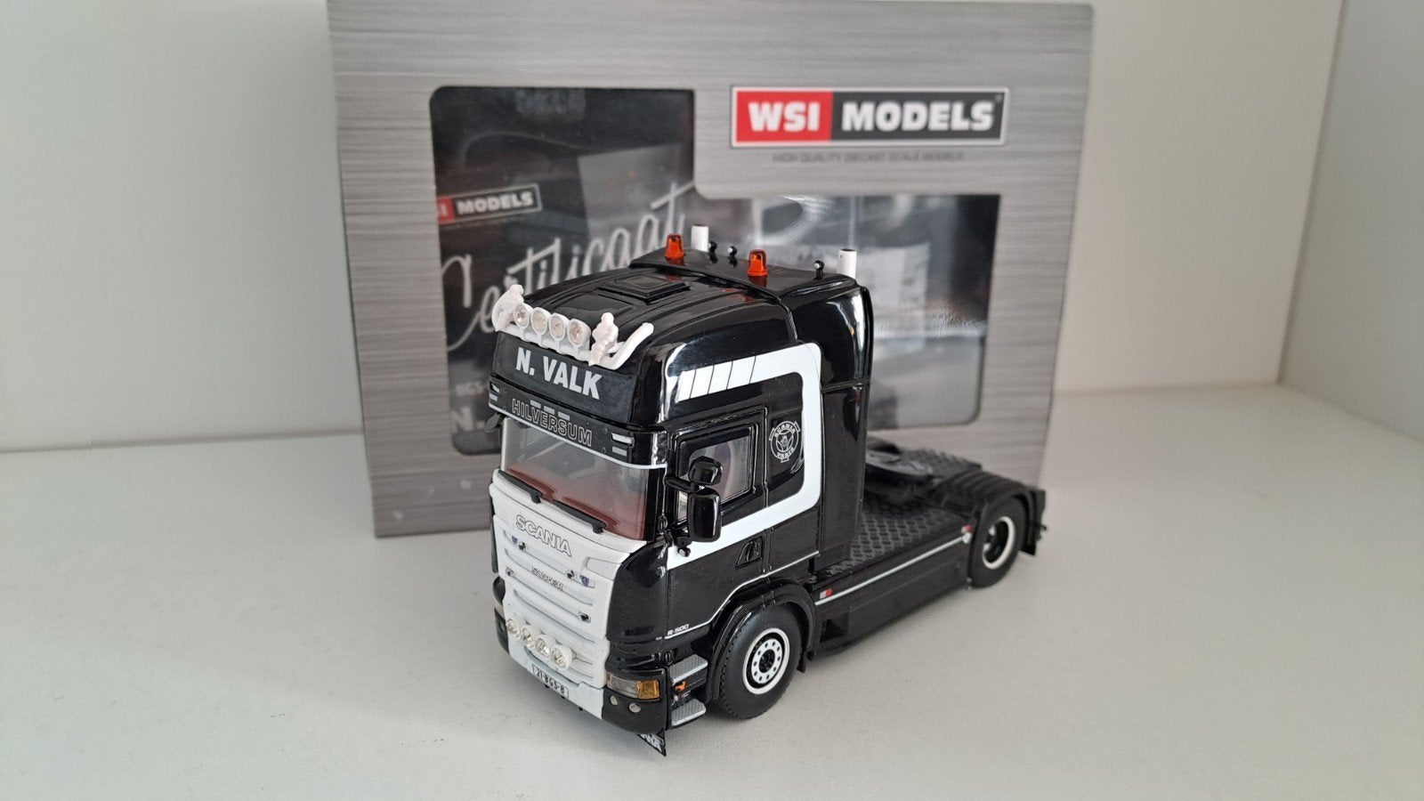 WSI Scania R-serie N. Valk trekker, Overige merken, 1:32 tot 1:50, Ophalen of Verzenden, Zo goed als nieuw