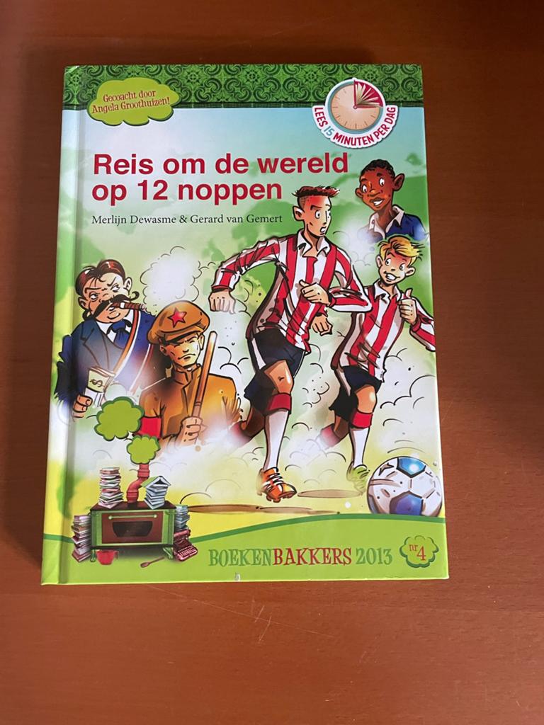 REIS OM DE WERELD OP 12 NOPPEN Merlijn Dewasme & Gerard van, Ophalen of Verzenden, Zo goed als nieuw, Fictie algemeen