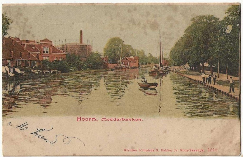 Hoorn-217   Modderbakken, Verzenden, Voor 1920, Gelopen, Noord-Holland