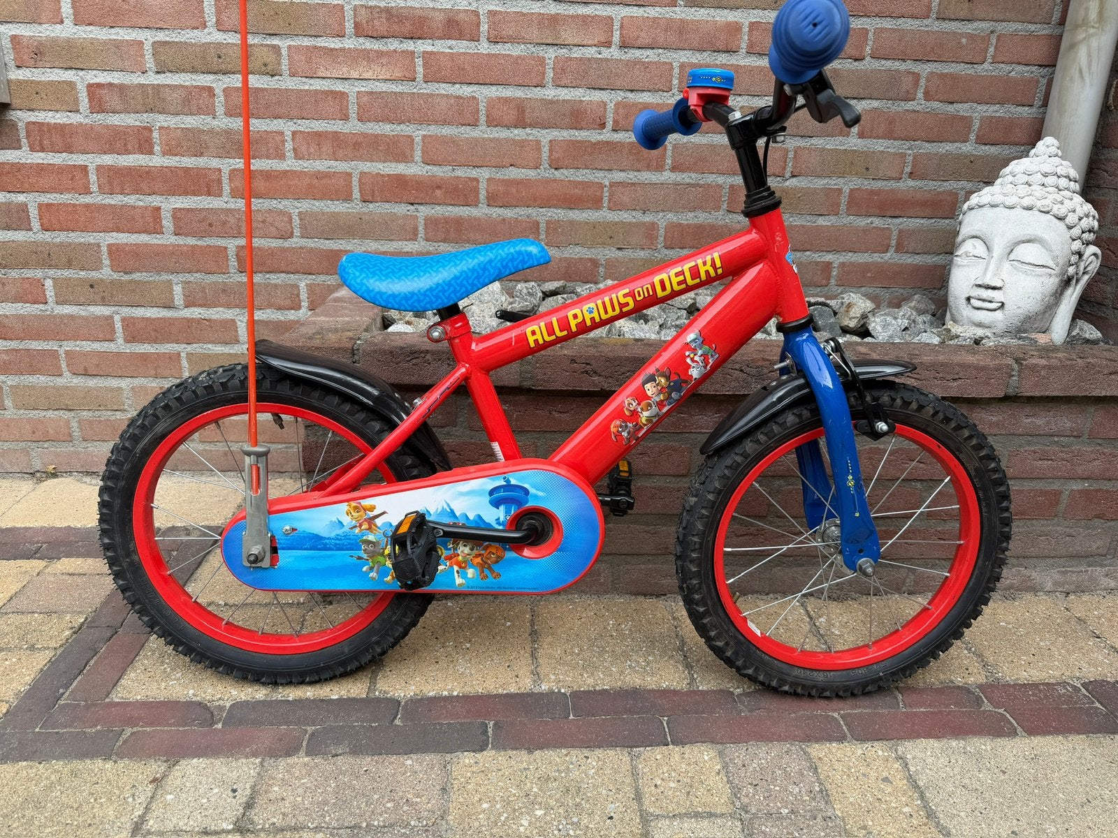 Paw control kinderfiets 16inch, Ophalen, Gebruikt, Terugtraprem, 16 tot 20 inch