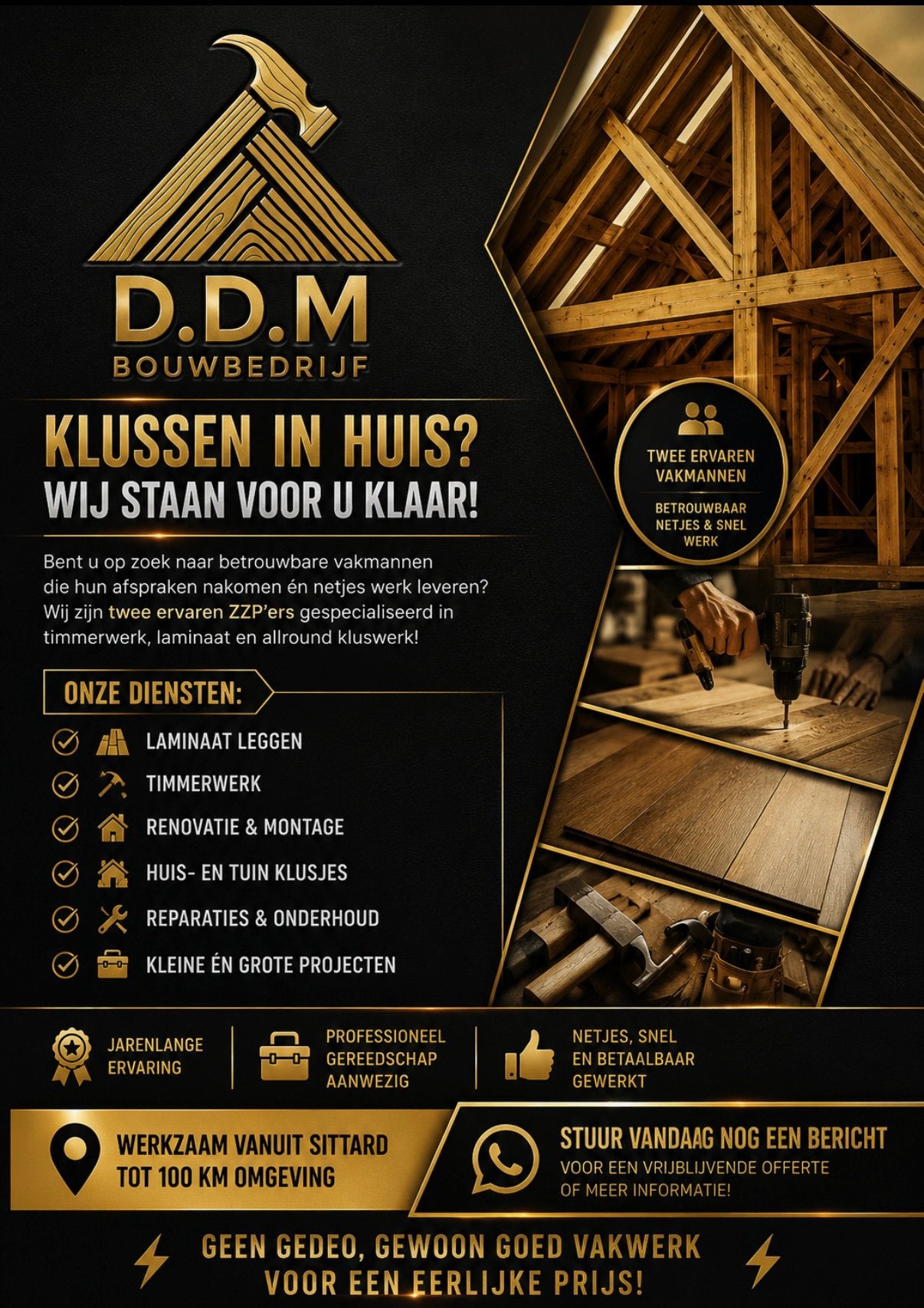 Klusjeman / Timmerman, 24-uursservice