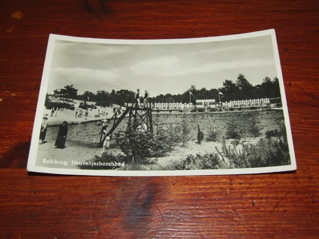 746- BALKBRUG, HEUVELTJESBOSCHBAD, Verzenden, 1940 tot 1960, Gelopen, Overijssel