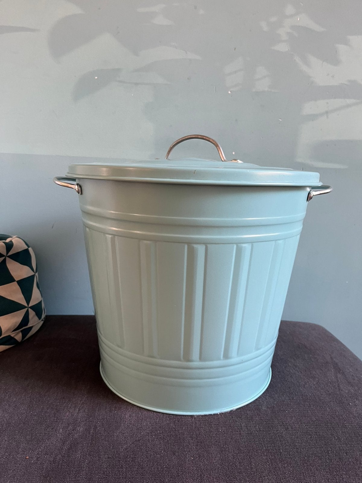 Prullenbak vuilnisemmer ikea Knodd, Ophalen, Zo goed als nieuw, Overige materialen, Met deksel