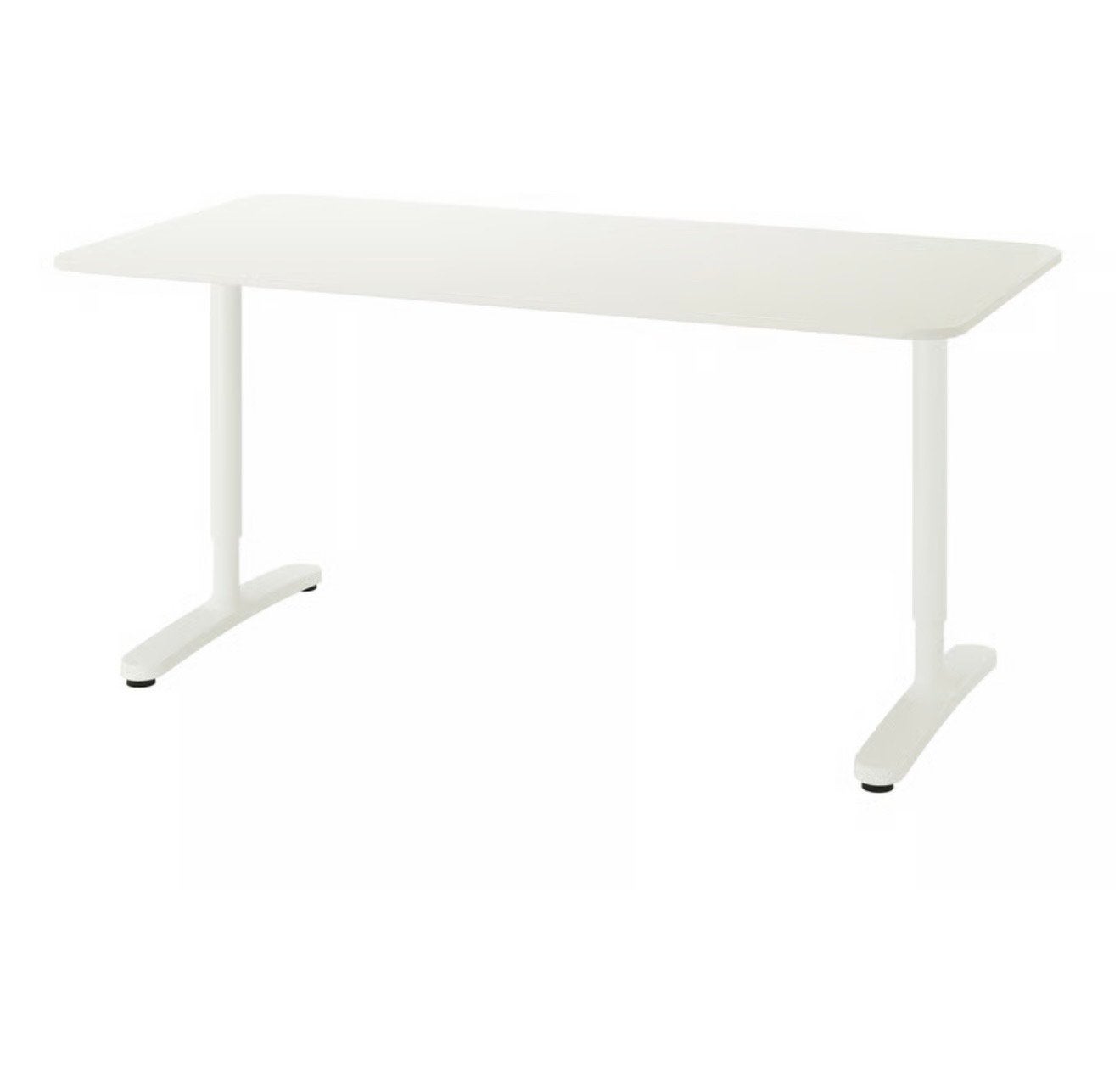 IKEA BEKANT Bureau Wit 160x80 cm - Goede Staat, Ophalen, Gebruikt, IKEA, Wit