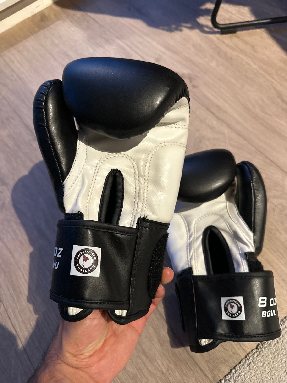 Windy Boks Bokshandschoenen 8 OZ Zwart/Wit, Ophalen of Verzenden, Zo goed als nieuw, Bokshandschoenen