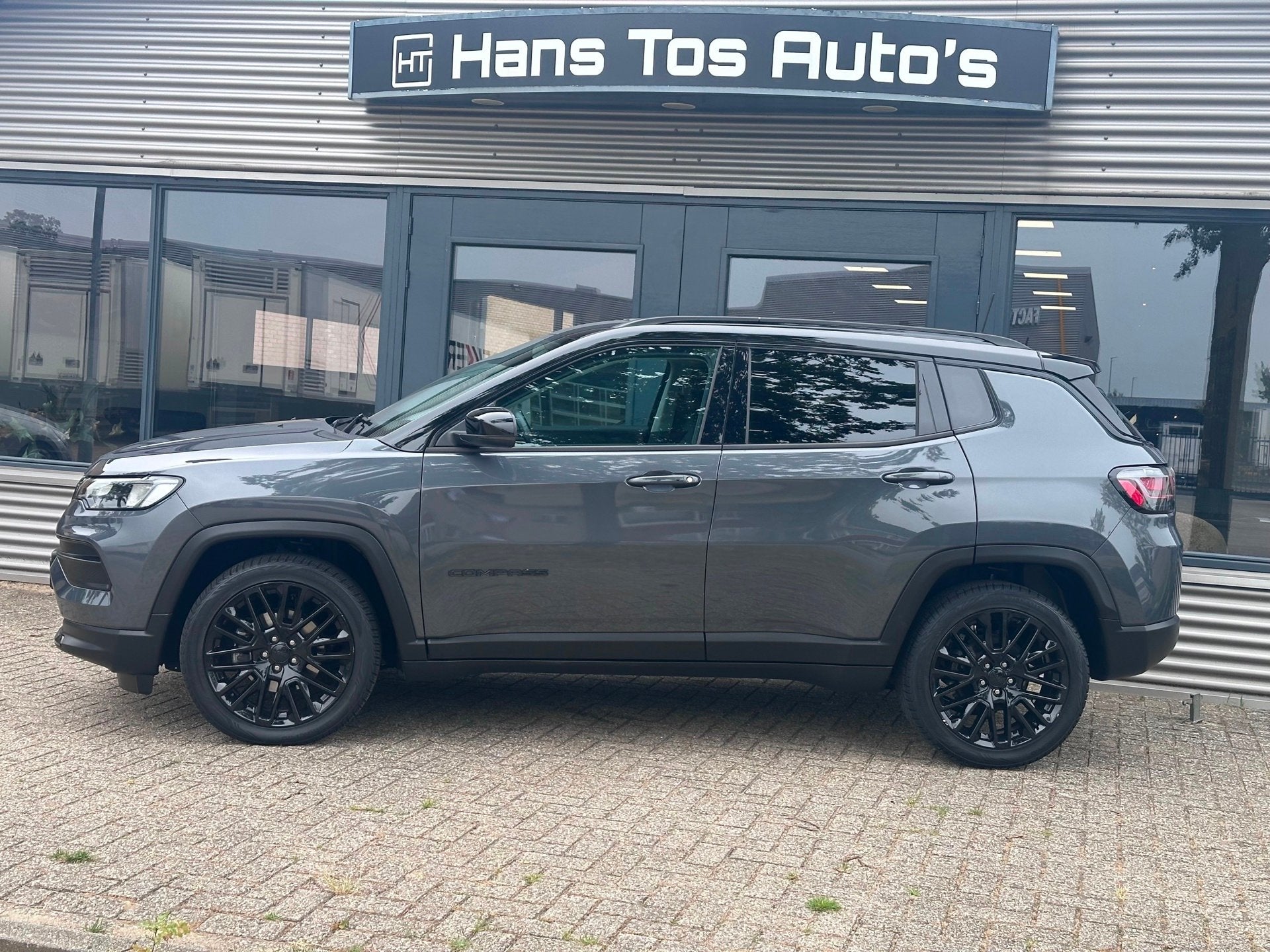 Jeep Compass 1.5T e-Hybrid AUT Night Eagle LEER / Camera / 1, Auto's, Jeep, Dealer onderhouden, Gebruikt, 4 cilinders, Bedrijf
