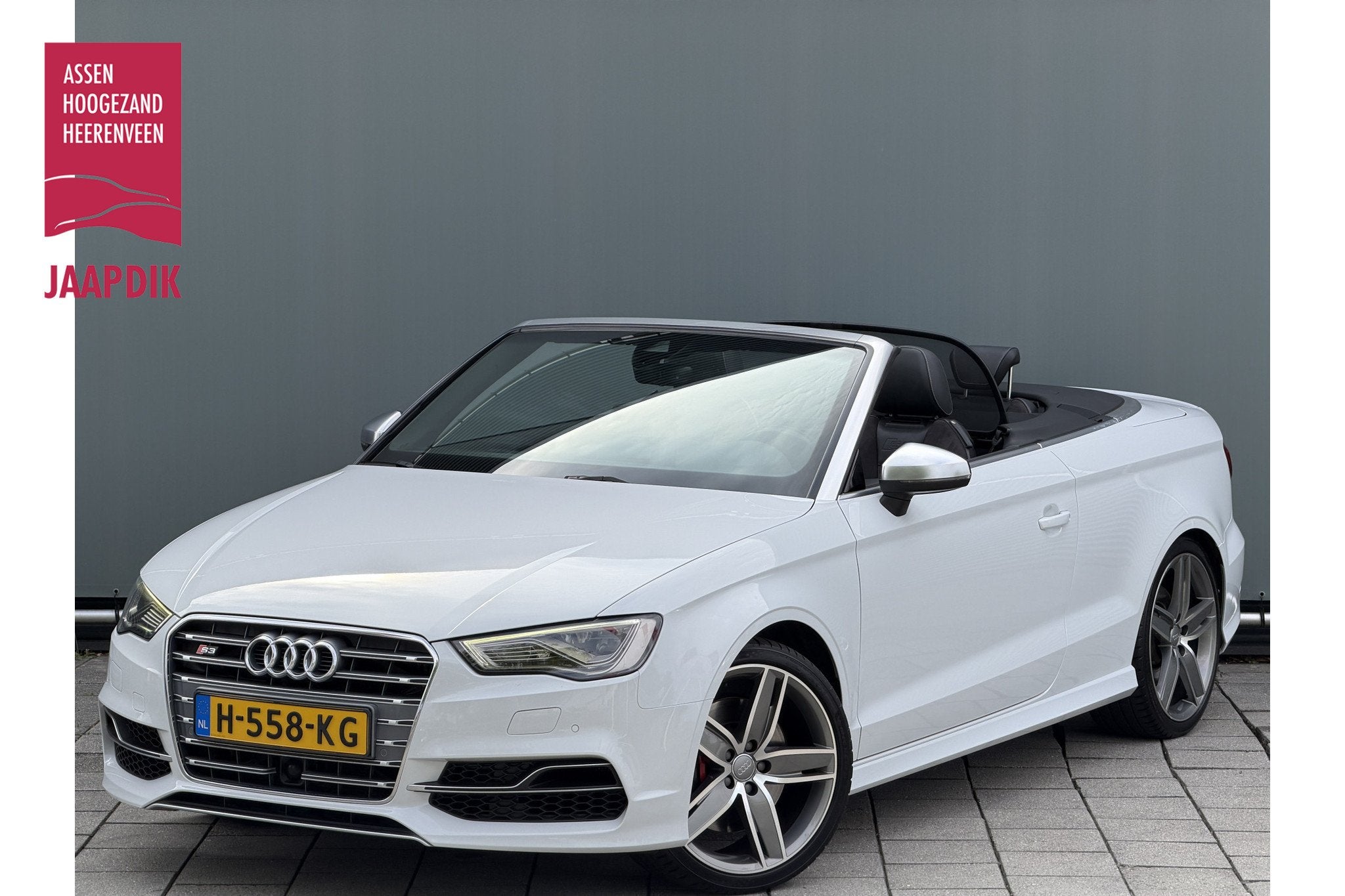 Audi S3 Cabriolet BWJ 2016 | 2.0TFSI 365PK S3 quattro AUTOMA, Auto's, Audi, Automaat, S3, Gebruikt, Wit
