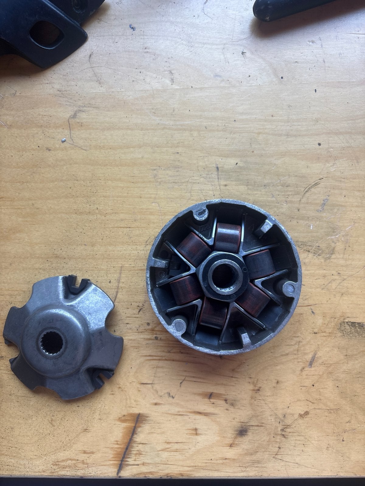 Originele Piaggio Zip Variateur - Gebruikt, Motoren, Ophalen of Verzenden