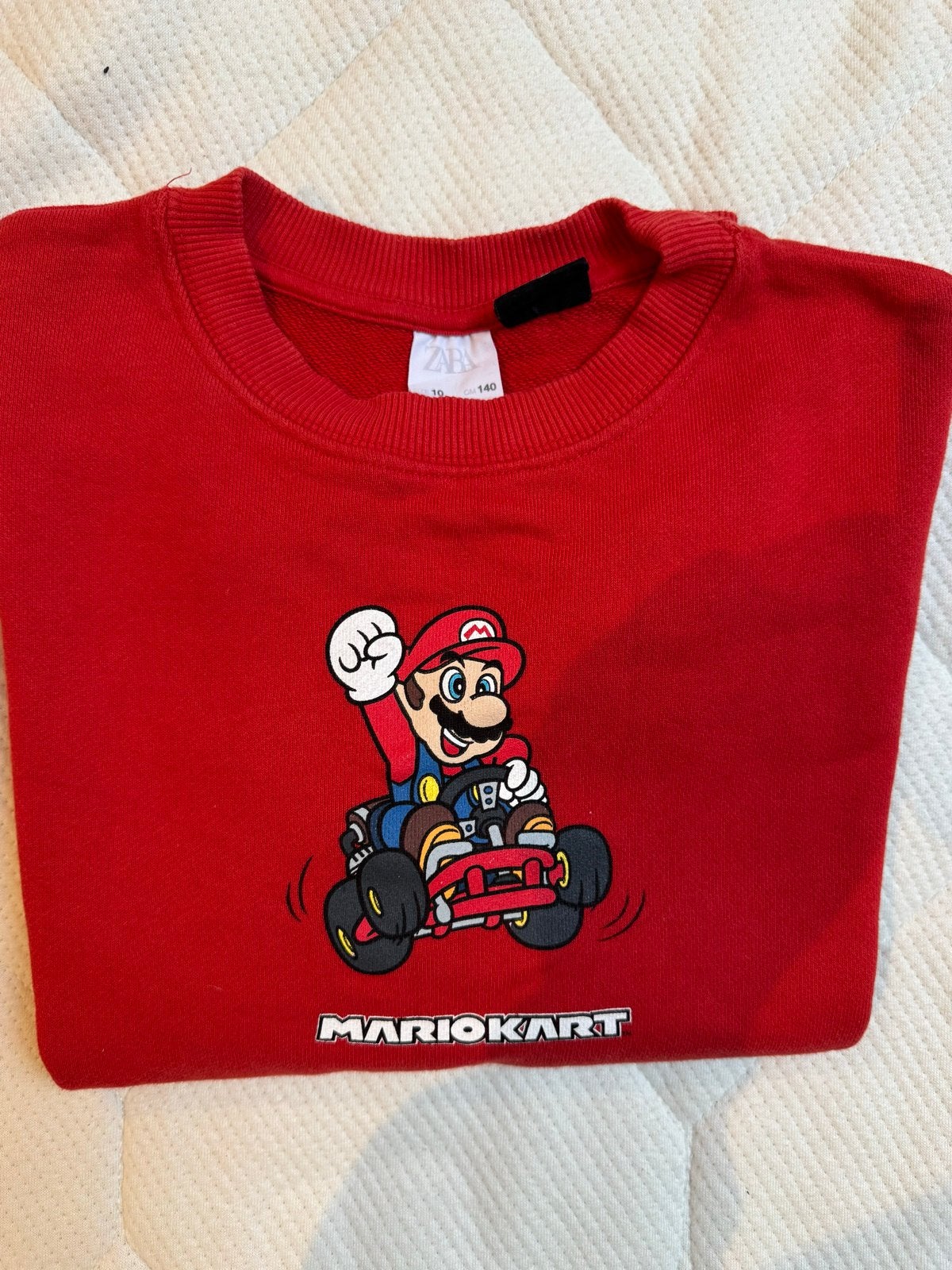 Zara Mario Kart trui rood maat 140 zo goed als nieuw, Ophalen of Verzenden, Zo goed als nieuw, Jongen, Trui of Vest