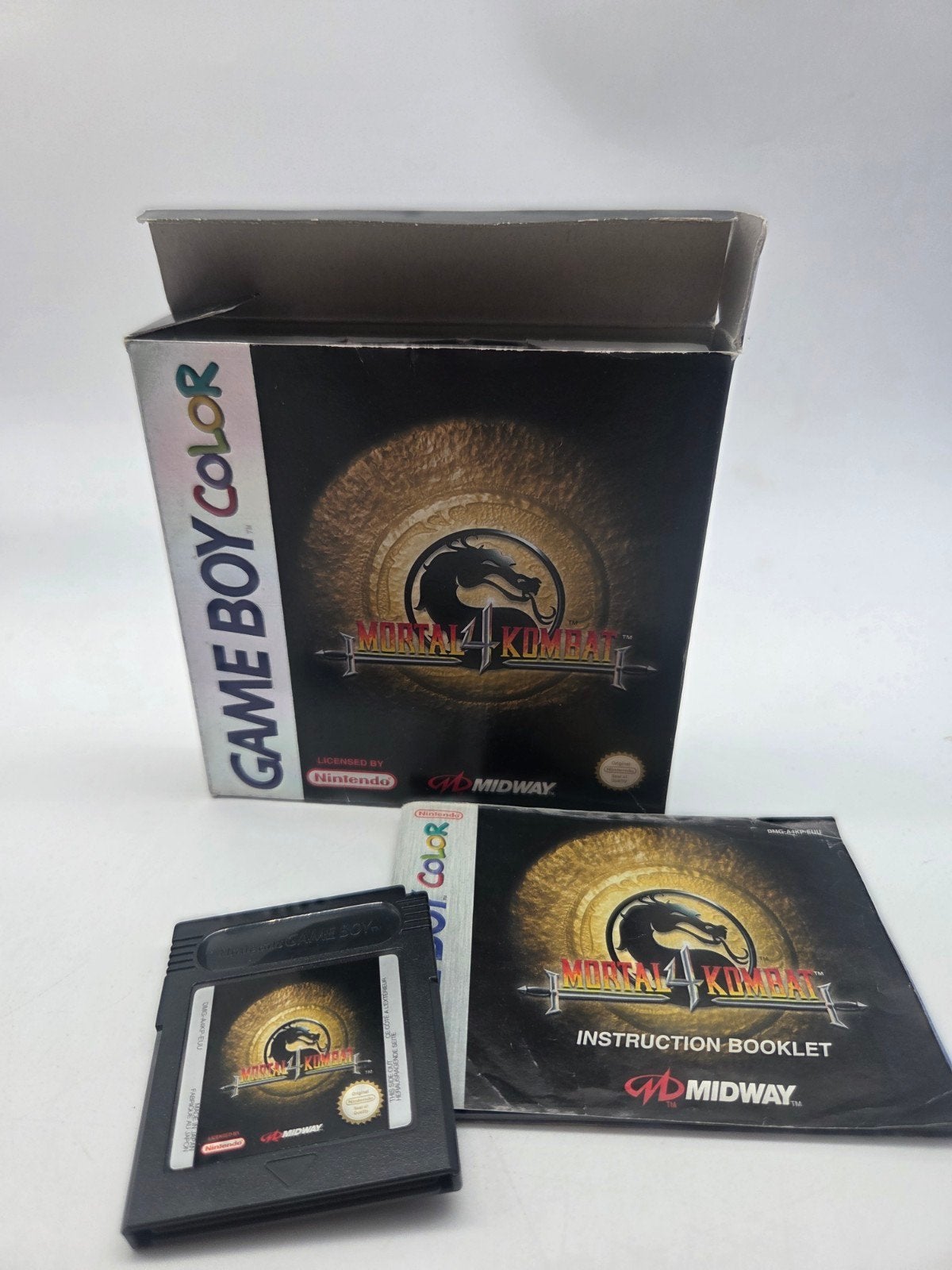 Mortal Kombat 4 Game Boy Color - Compleet met doos en boekje, Gebruikt, Vechten, 1 speler, Onbekend