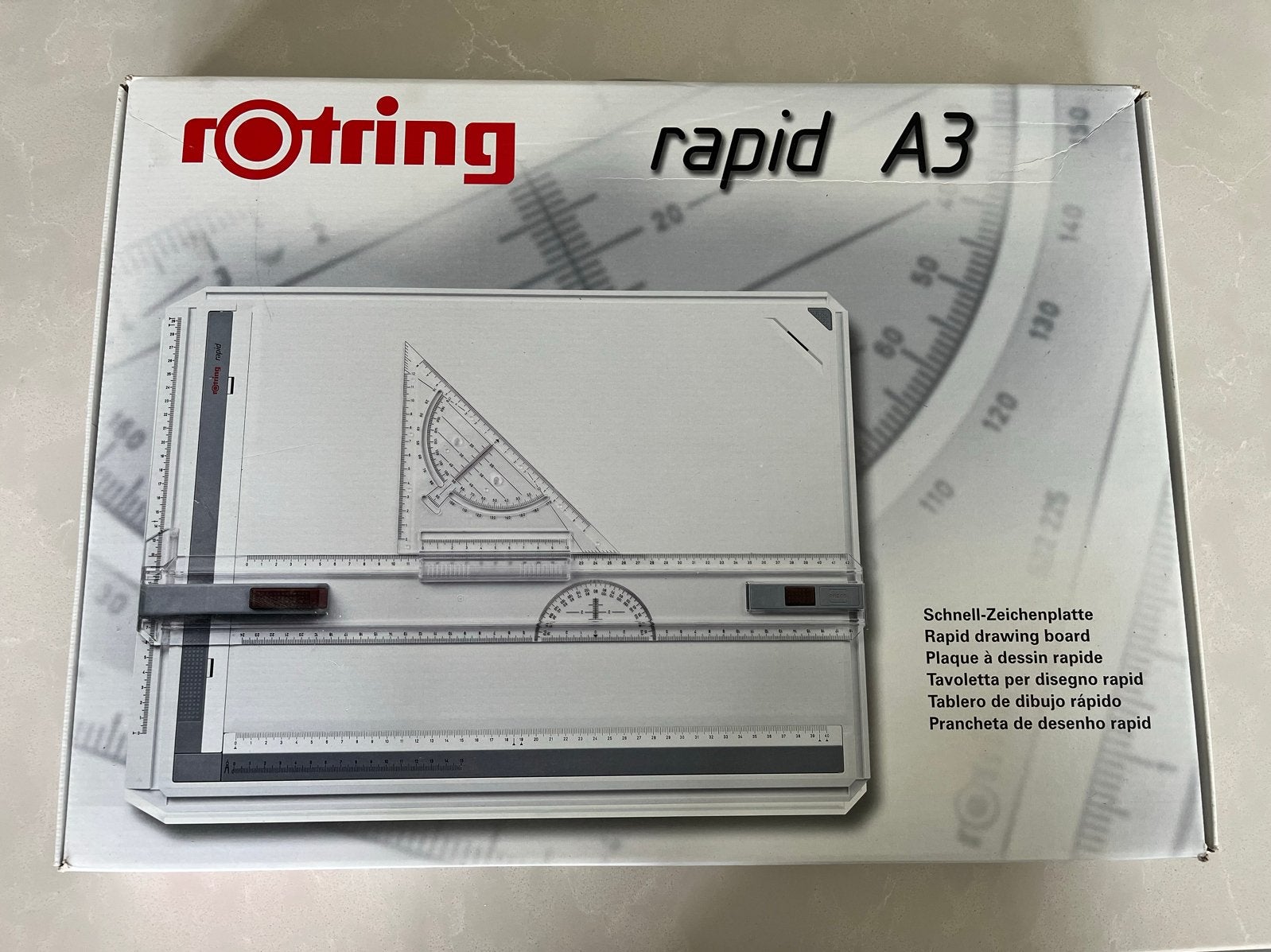 Rotring Rapid A3 tekentafel - Zo goed als nieuw, Doe-het-zelf en Verbouw, Tekentafels, Zo goed als nieuw, Minder dan 130 cm, Ophalen of Verzenden