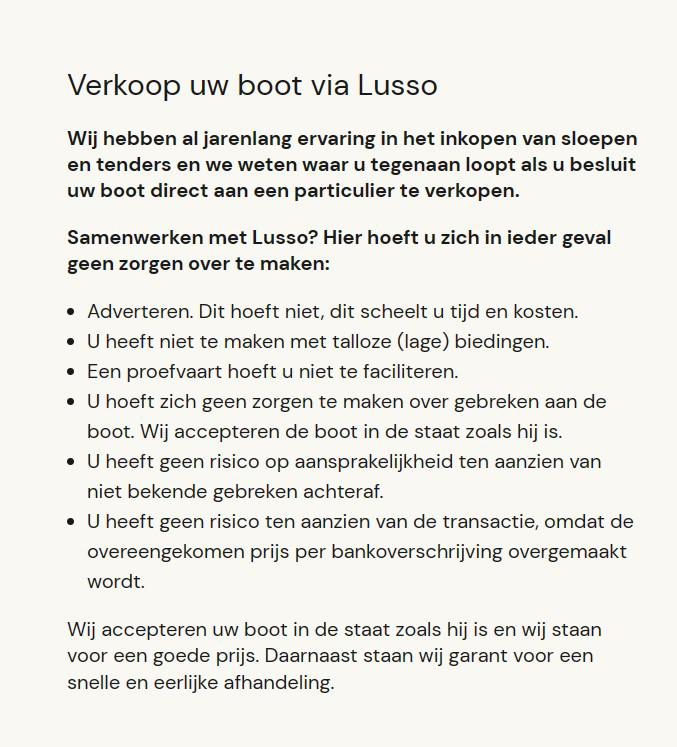 WATERSPOOR Tender Sloep Verkopen? 616 646 711 717 777 808, Watersport en Boten, Ophalen, Tender, Gebruikt, Waterspoor