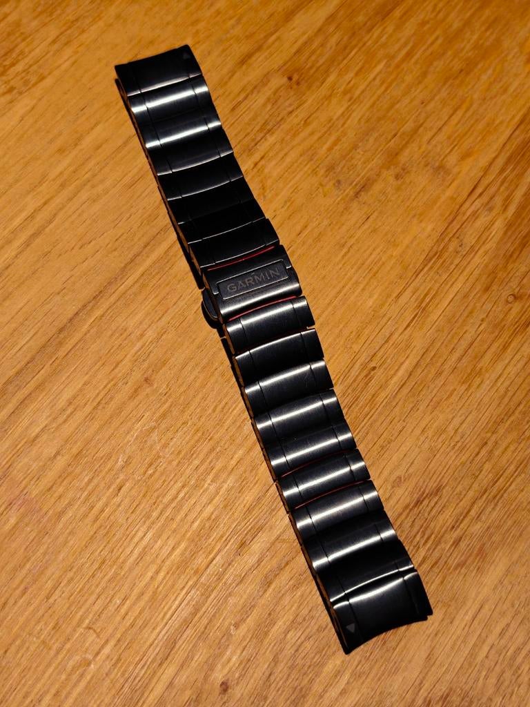 Garmin Marq titanium polsband - Zo goed als nieuw, Sieraden, Tassen en Uiterlijk, Horloges | Heren, Overige merken, Overige materialen