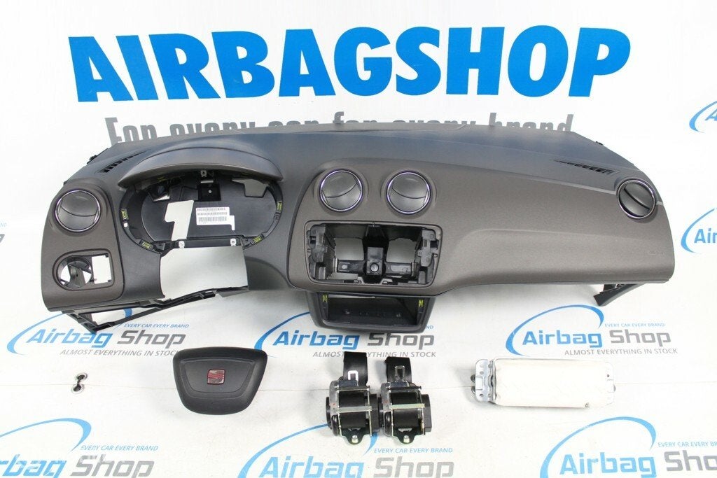 Airbag set - Dashboard zwart bruin Seat Ibiza 6J (2008-2015)