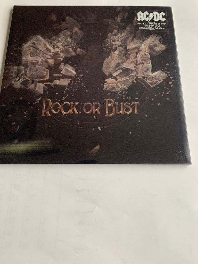 ACDC, AC/DC - Rock Or Bust ( lp + cd, ltd.ed.), Verzenden, Zo goed als nieuw, 12 inch, Boxset