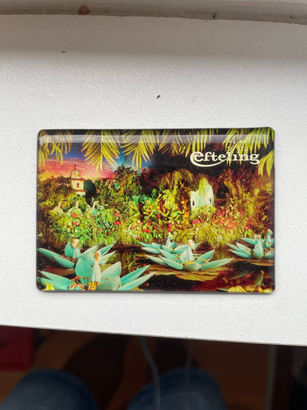 Efteling Magneet - indische waterlelie,s, Verzamelen, Efteling, Ophalen of Verzenden, Zo goed als nieuw, Gebruiksvoorwerp