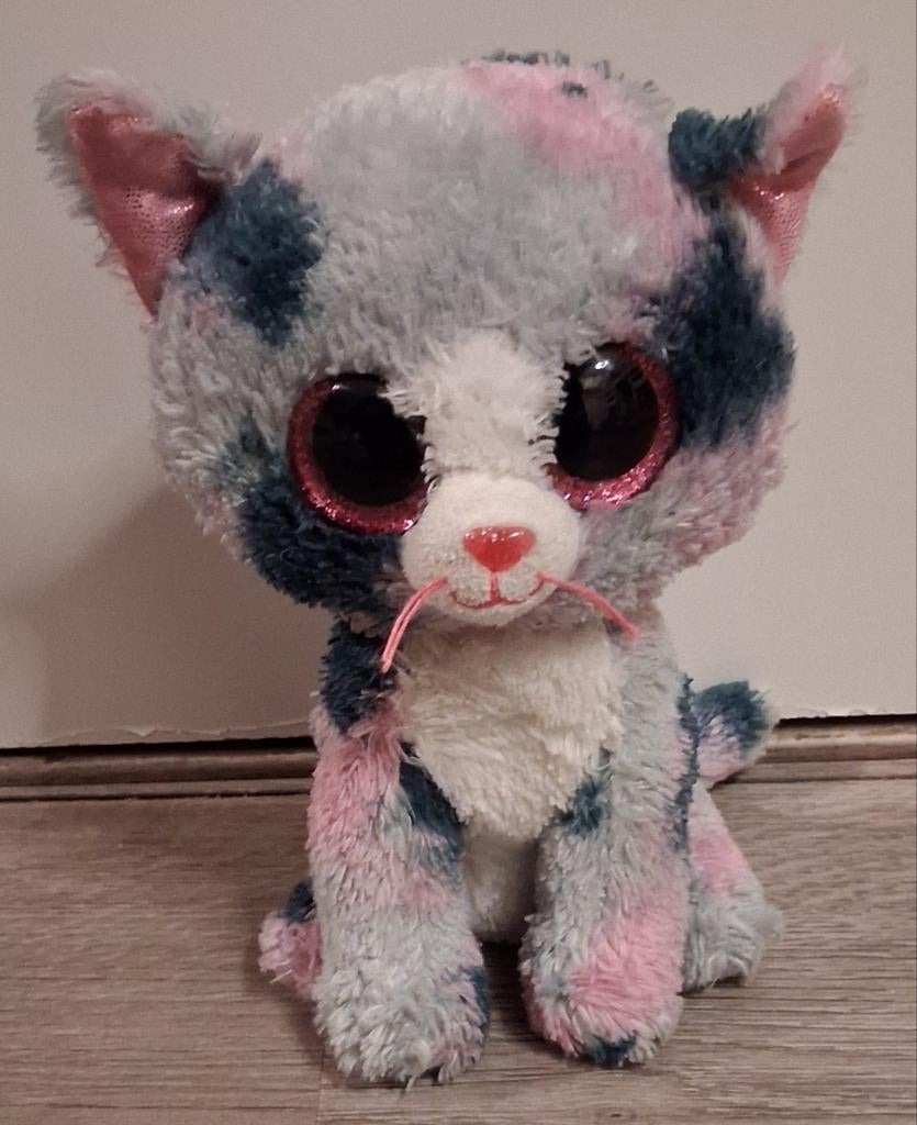 Ty beanie boo poes Lindi 16 cm, Ophalen of Verzenden