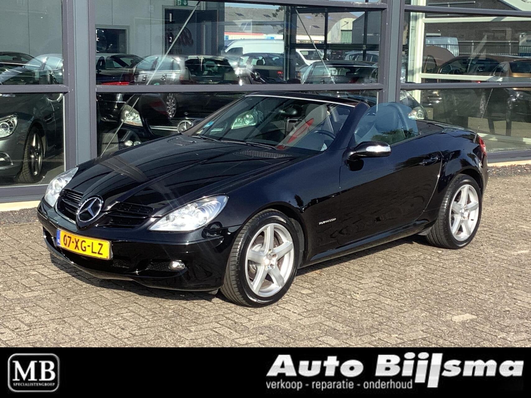 Mercedes SLK-klasse 200 K Automaat, lederen bekleding, cruis, Auto's, Automaat, Achterwielaandrijving, Gebruikt, 4 cilinders