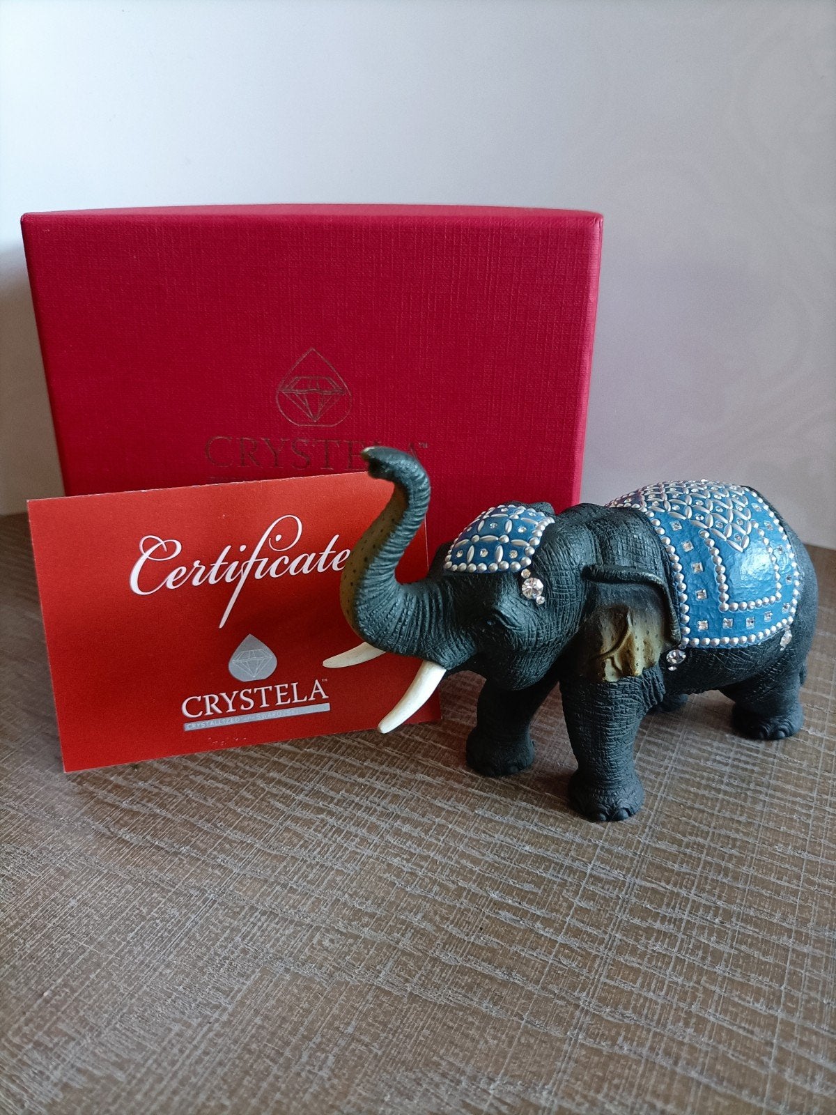 olifant met Swarovski, Verzamelen, Ophalen of Verzenden, Zo goed als nieuw, Figuurtje