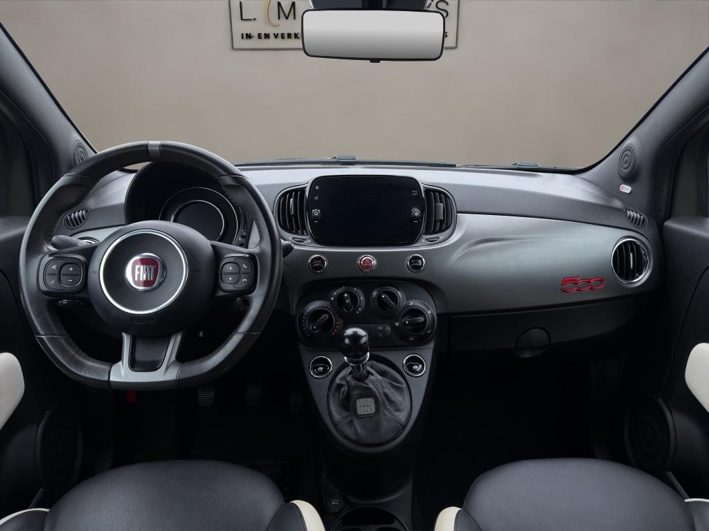 Fiat 500 0.9 TwinAir T Sport 2018 MAT GROEN | Apple CarPlay, Auto's, Keurmerk '100% Onderhouden', Gebruikt, Leder, Handgeschakeld