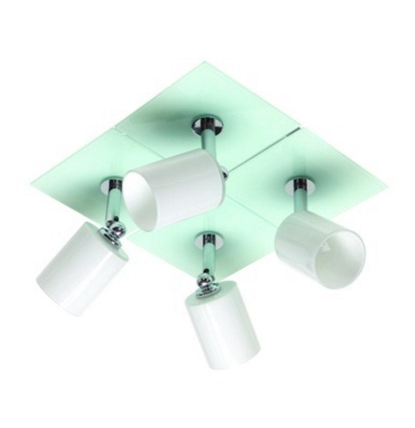 4 stuks Plafond-/wandlampen Jan de Bouvrie, Wit, Overige merken, Gebruikt, Ophalen of Verzenden