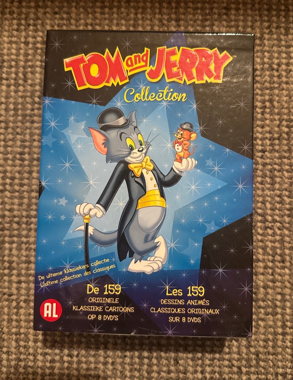 Tom and Jerry Collection - 159 klassieke cartoons op 8 DVD's, Engels, Tekenfilm, Nederlands, Ophalen of Verzenden