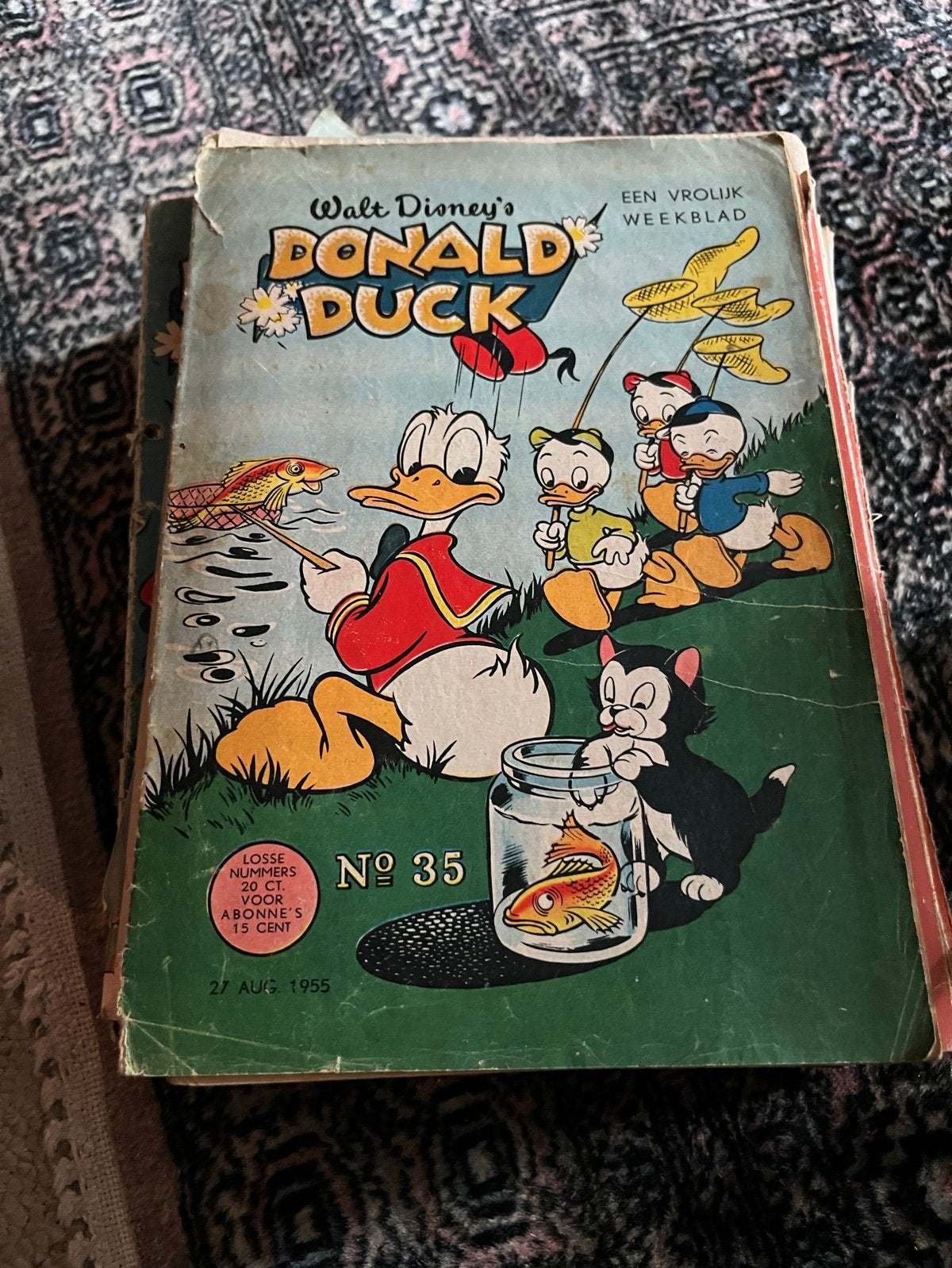 Donald Duck Weekblad Nr. 35 - 27 Augustus 1955, Eén stripboek, Ophalen, Gelezen
