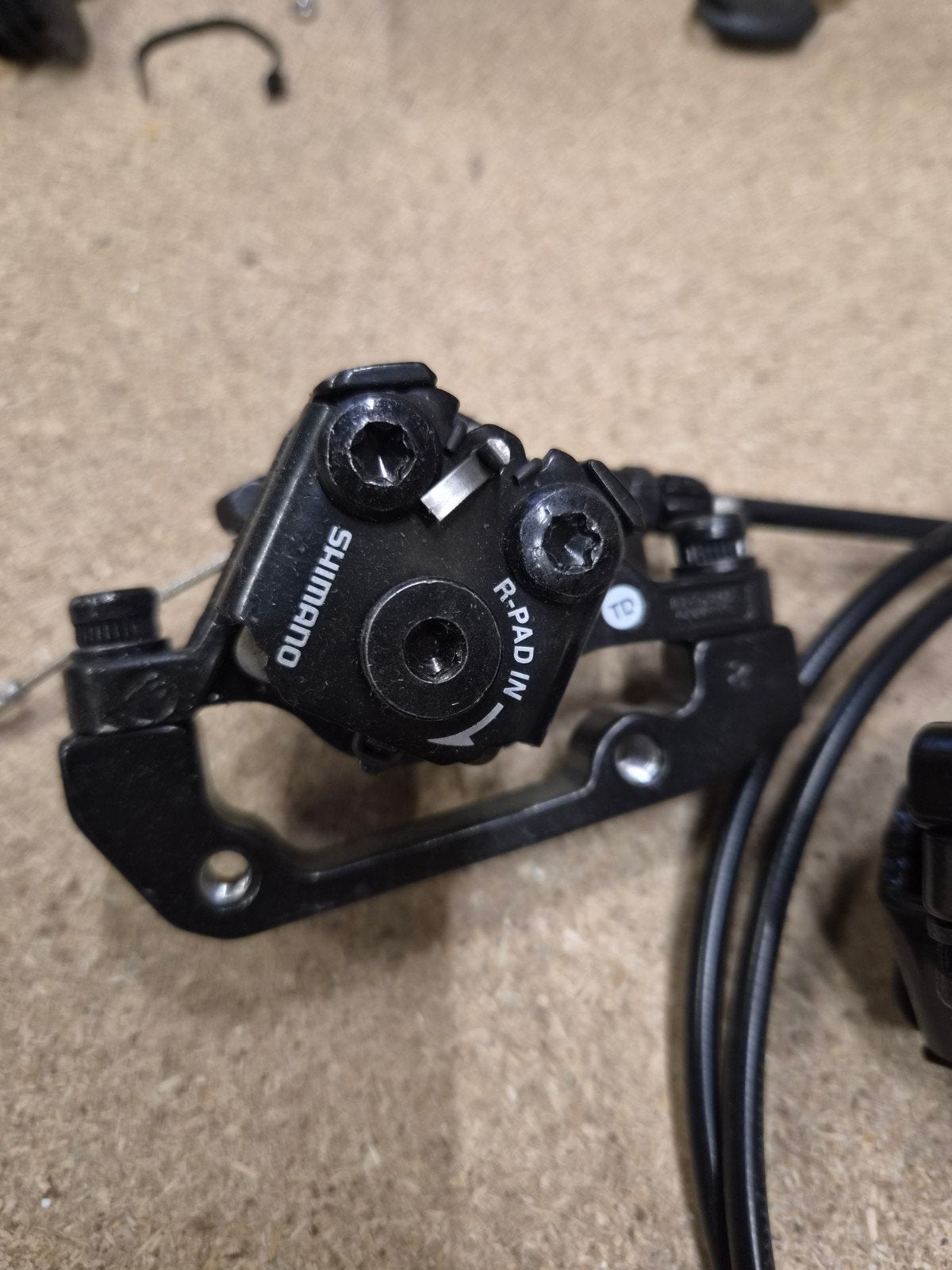 Shimano Tektro mechanische schijfremmen set, Remmen, Gebruikt, Elektrische fiets, Ophalen of Verzenden
