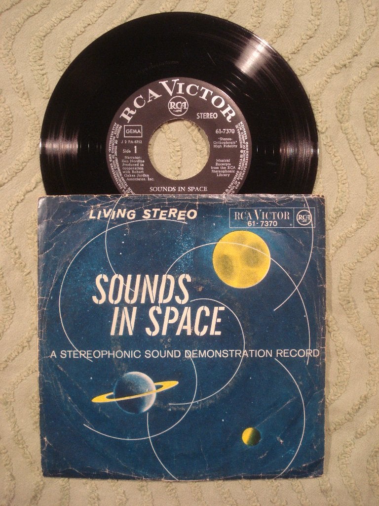 Ken Nordine 7" Vinyl Single: ‘Sounds in space’ (Nederland), Ophalen of Verzenden, Gebruikt, 7 inch, Pop