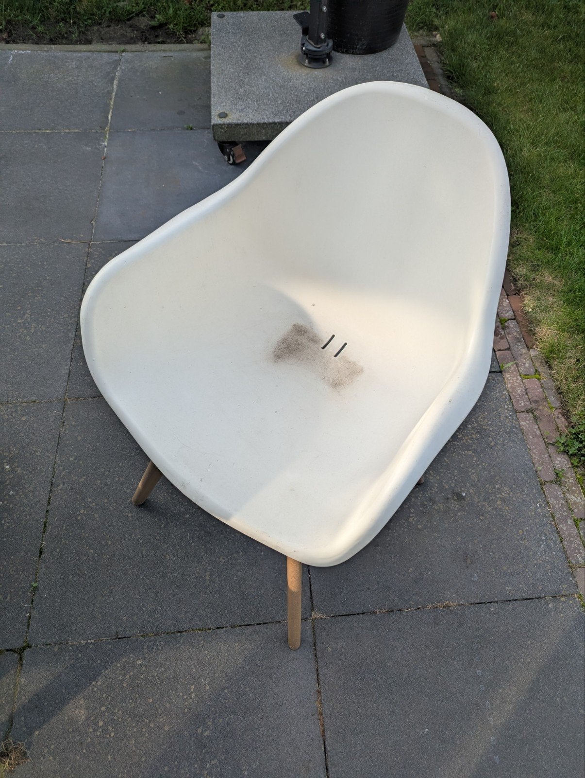 Ikea stoelen kunststof, Gebruikt, Wit, Vijf, Zes of meer stoelen, Ophalen