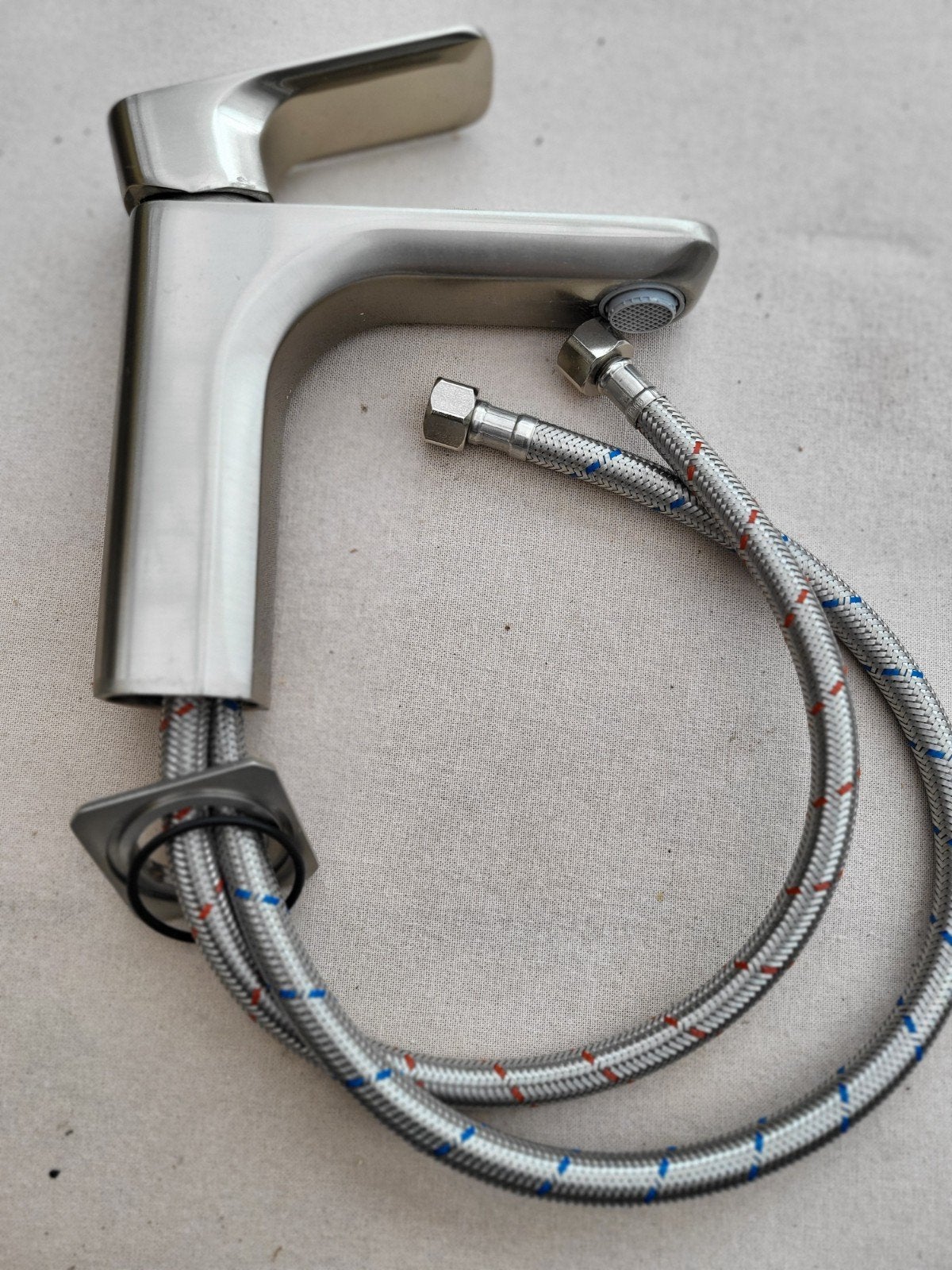 Meng kraan Sapho kleur Nickel, Ophalen of Verzenden, Zo goed als nieuw, Wastafel