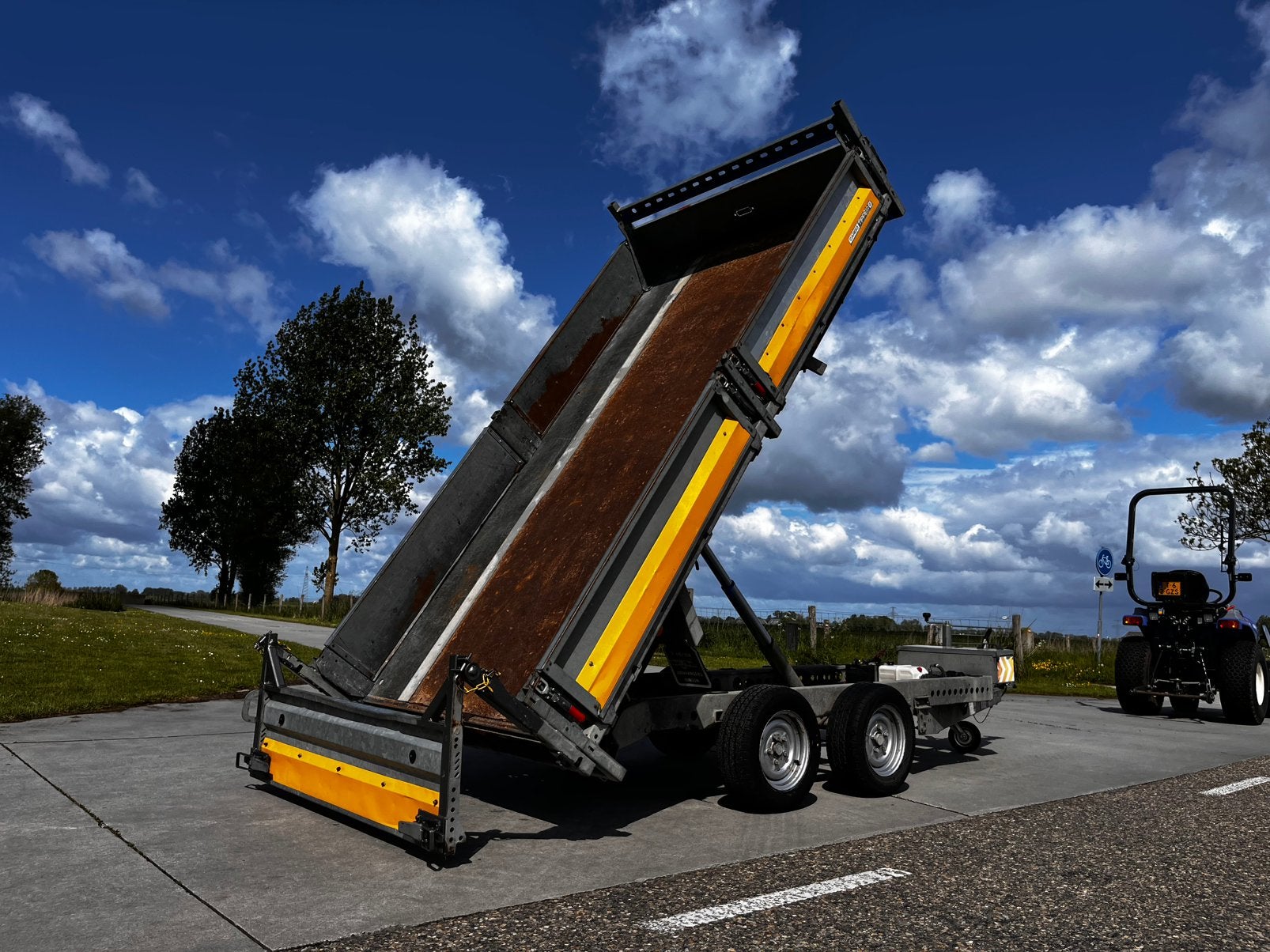BrianJames kipper kieper elektrische Brian James 2019, Auto diversen, Aanhangers en Bagagewagens, Ophalen, Gebruikt
