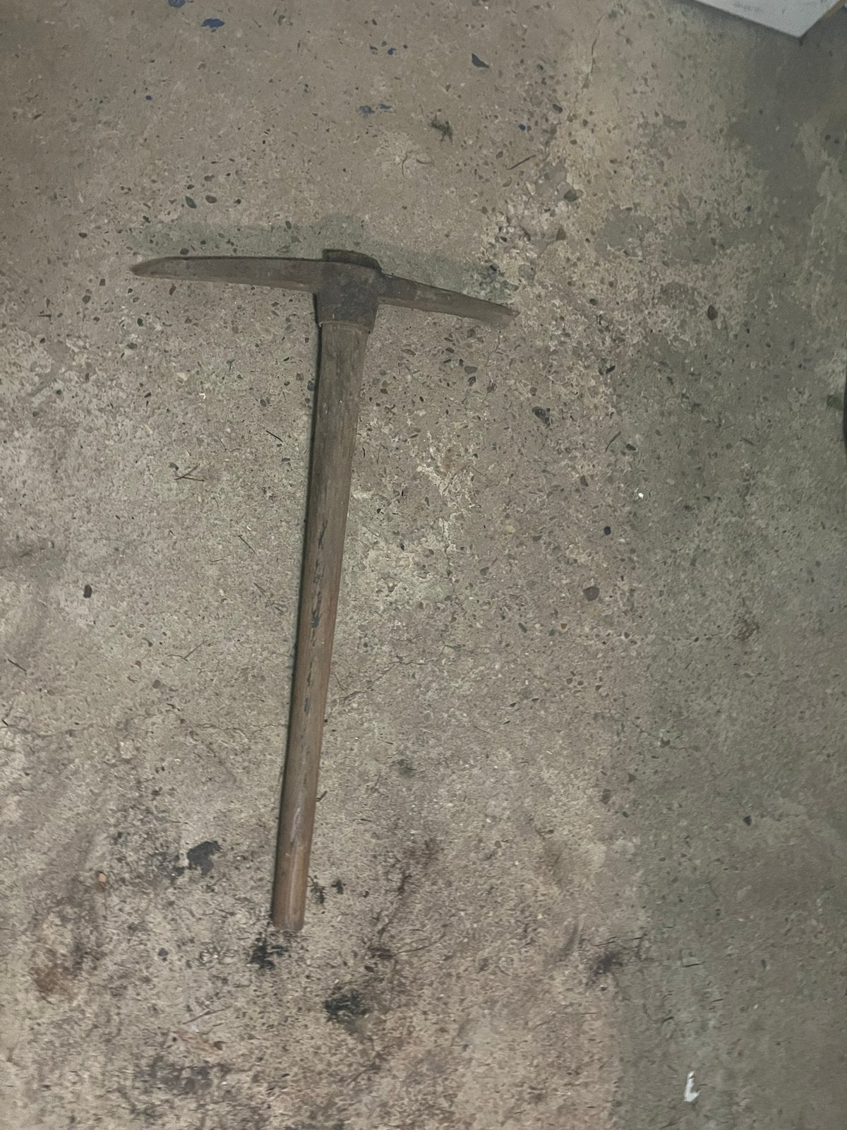 Oldskool pikhouweel - Vintage gereedschap, Doe-het-zelf en Verbouw, Ophalen, Gebruikt, Overige typen, Overige merken