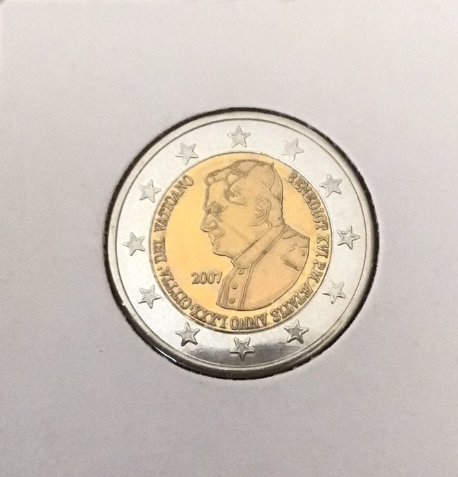 Vaticaan stad., Postzegels en Munten, Munten | Europa | Euromunten, Ophalen, Vaticaanstad, 2 euro