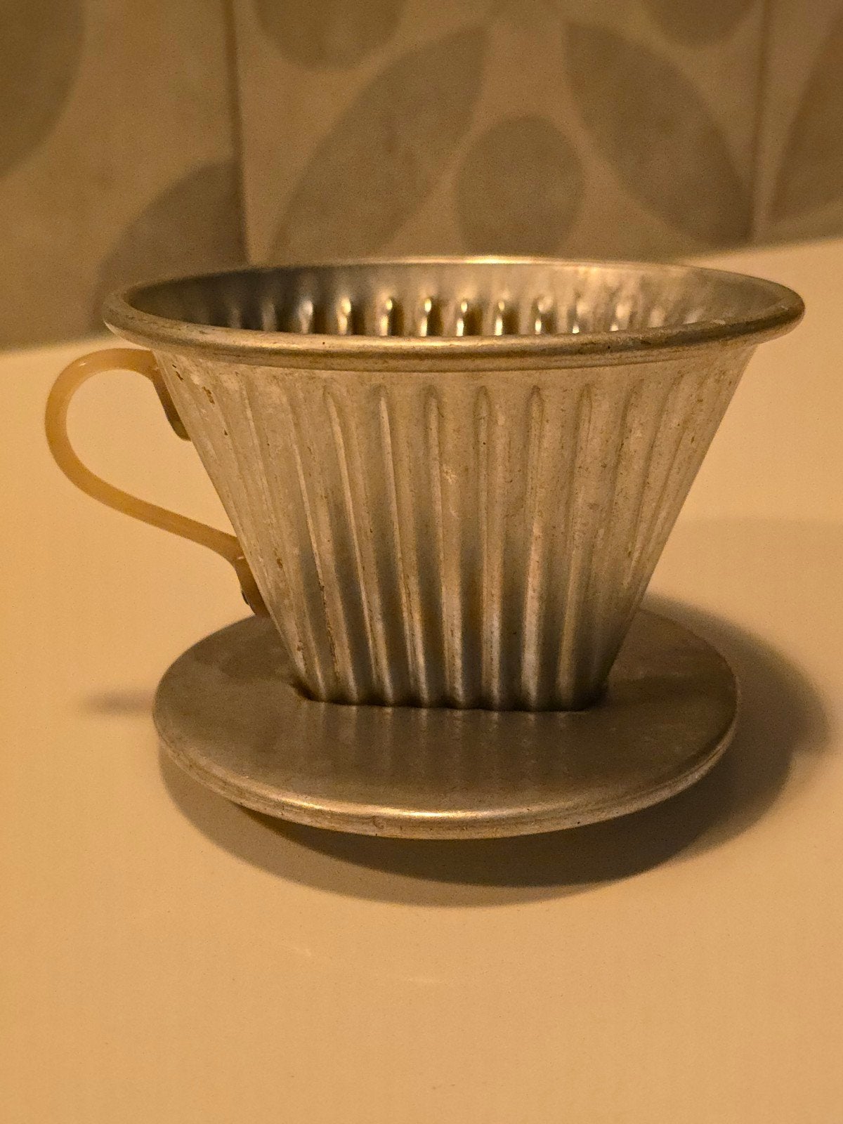 Melitta koffiefilter van aluminium, vintage model 101 €35, Ophalen of Verzenden