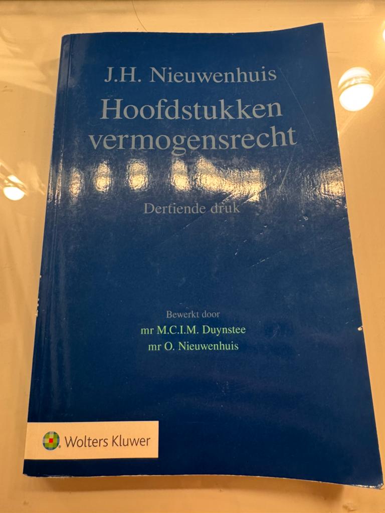Hoofdstukken vermogensrecht, Boeken, Wetenschap, Verzenden, Zo goed als nieuw