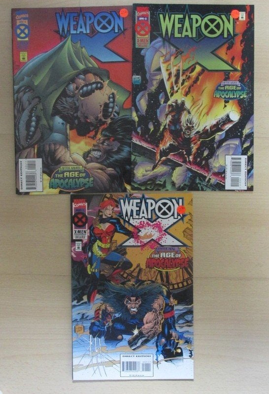 Weapon 3x en Weapon Zero 2x comics by Marvel, Boeken, Strips | Comics, Amerika, Ophalen of Verzenden, Zo goed als nieuw, Diversen