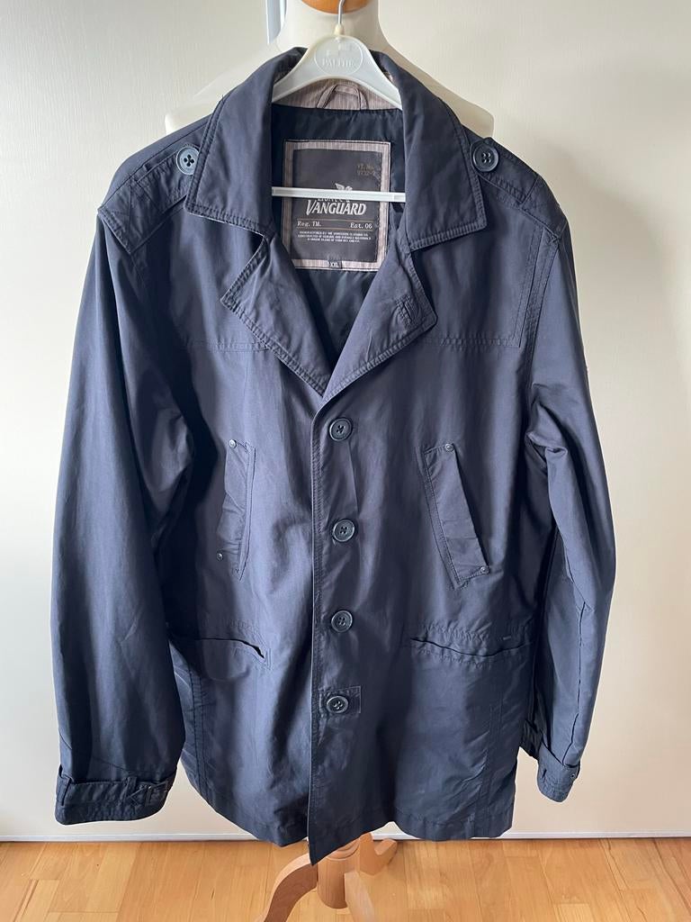 Vanguard herenjas - Maat XXL, Kleding | Heren, Jassen | Zomer, Ophalen of Verzenden, Gedragen, Overige maten, Blauw