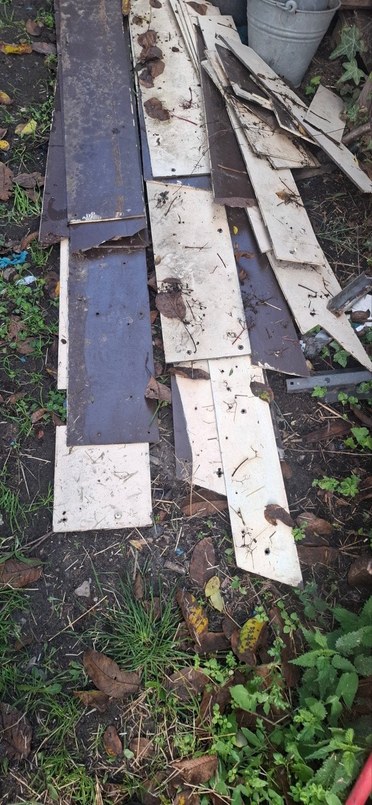 Gebruikte planken en balken - diverse maten, Ophalen, Gebruikt, Minder dan 25 mm, Balk